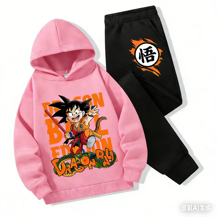 conjunto buzo completo dragon ball letras 2