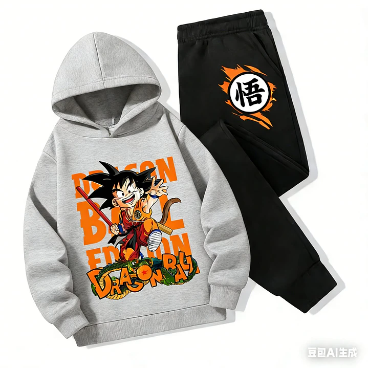 conjunto buzo completo dragon ball letras 3