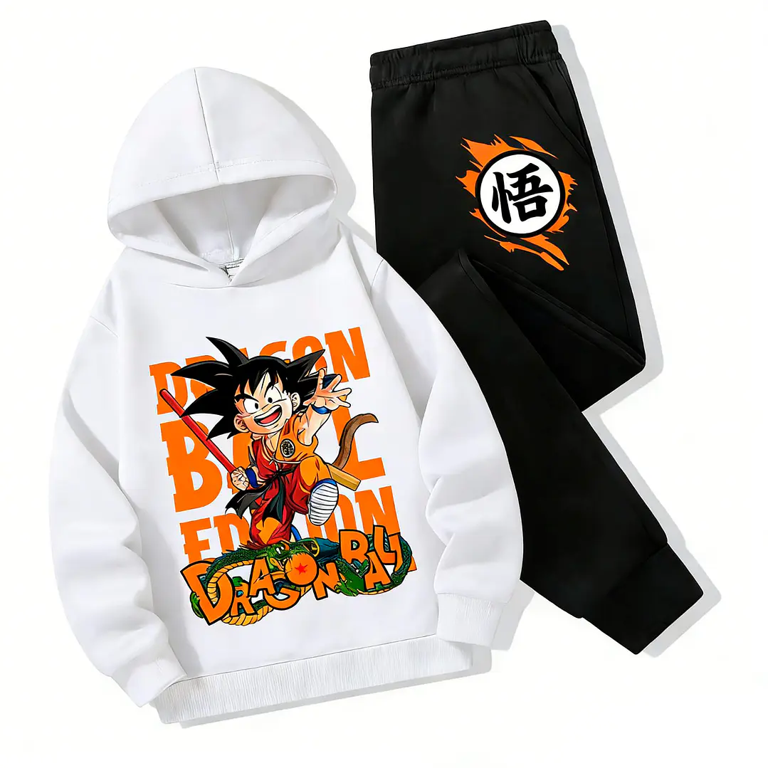 conjunto buzo completo dragon ball letras 5