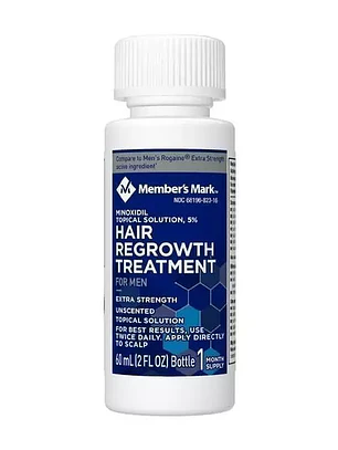 Minoxidil Member’s Mark 5% 1 mes + dermaroller estuche