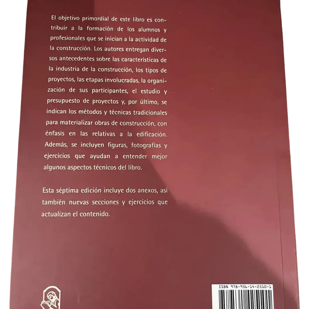 Procesos Y Tecnicas En Construccion Sept, De De Solminihac, Hernan; Thenoux, Guillermo. Editorial Ediciones Uc, Tapa Blanda En Español 2