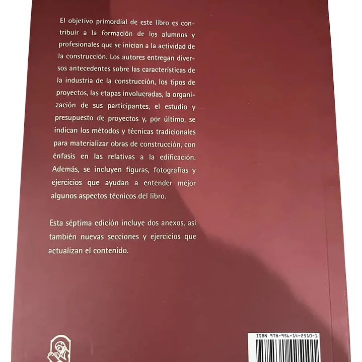 Procesos Y Tecnicas En Construccion Sept, De De Solminihac, Hernan; Thenoux, Guillermo. Editorial Ediciones Uc, Tapa Blanda En Español 2