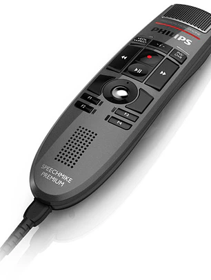 Philips LFH3500/00 SpeechMike Premium Micrófono de dictado USB Micrófono de precisión Control de botón