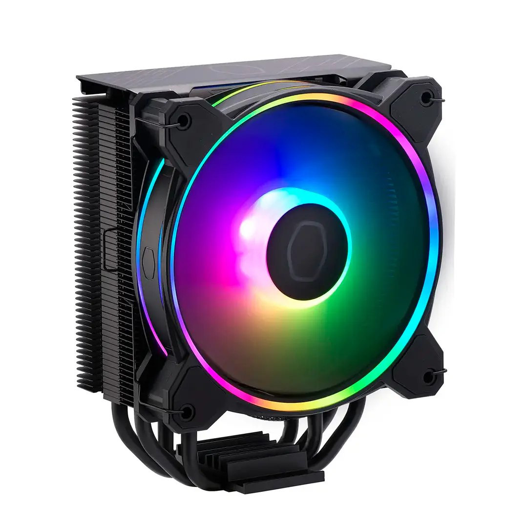 Disipador Cooler Master Hyper 212 Halo Negro 1700 Am5, Argb 6