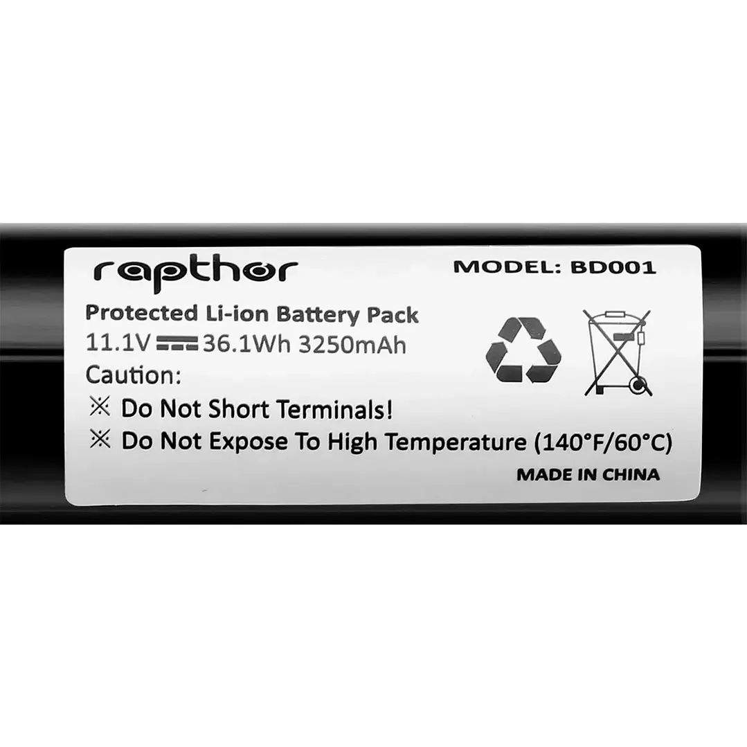 Rapthor Batería de Repuesto de Alta Potencia 3250mAh para Parlantes Jawbone Big Jambox J2011-03-US 3