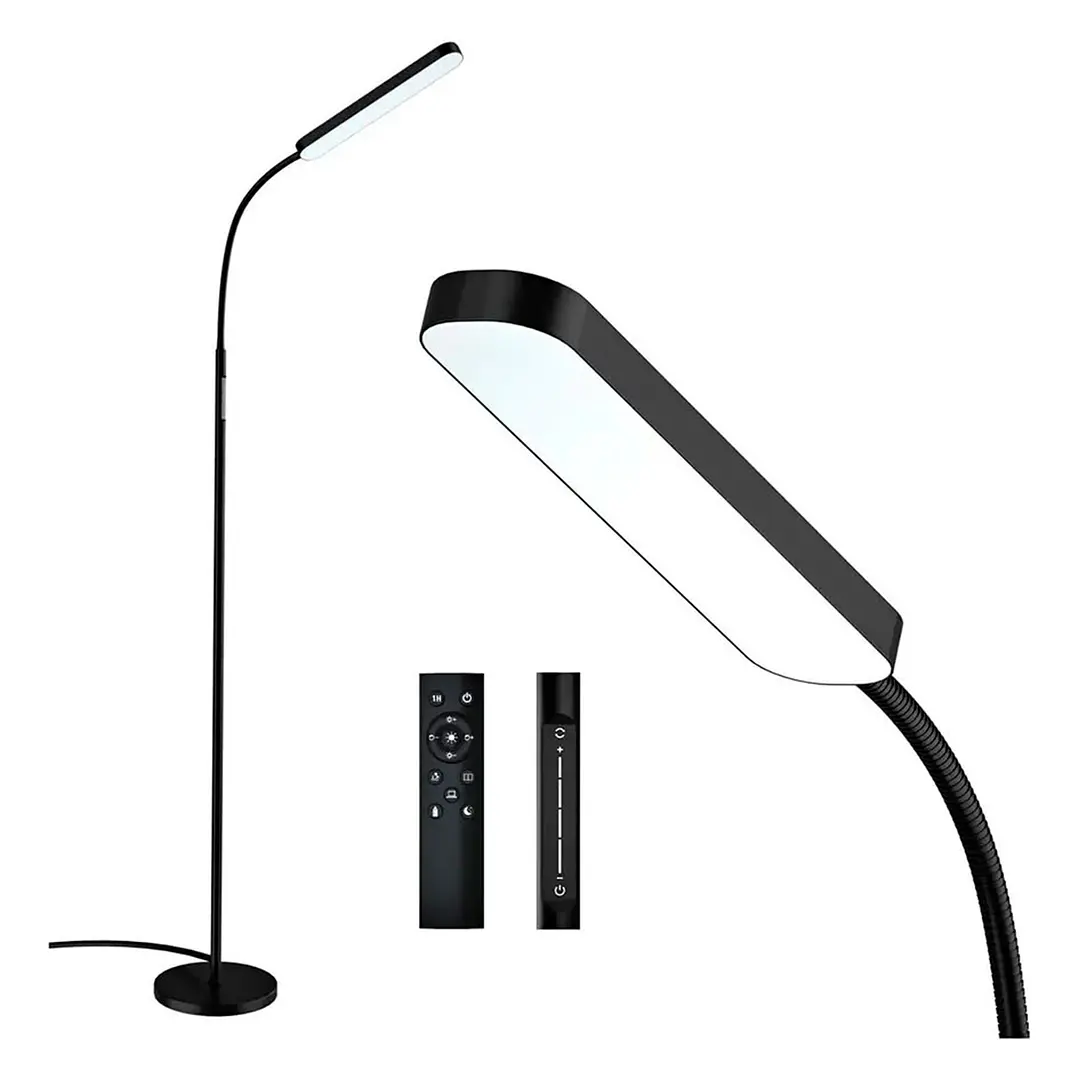 Lámpara de Piso LED Wio-Mio con Control Remoto y Táctil 1