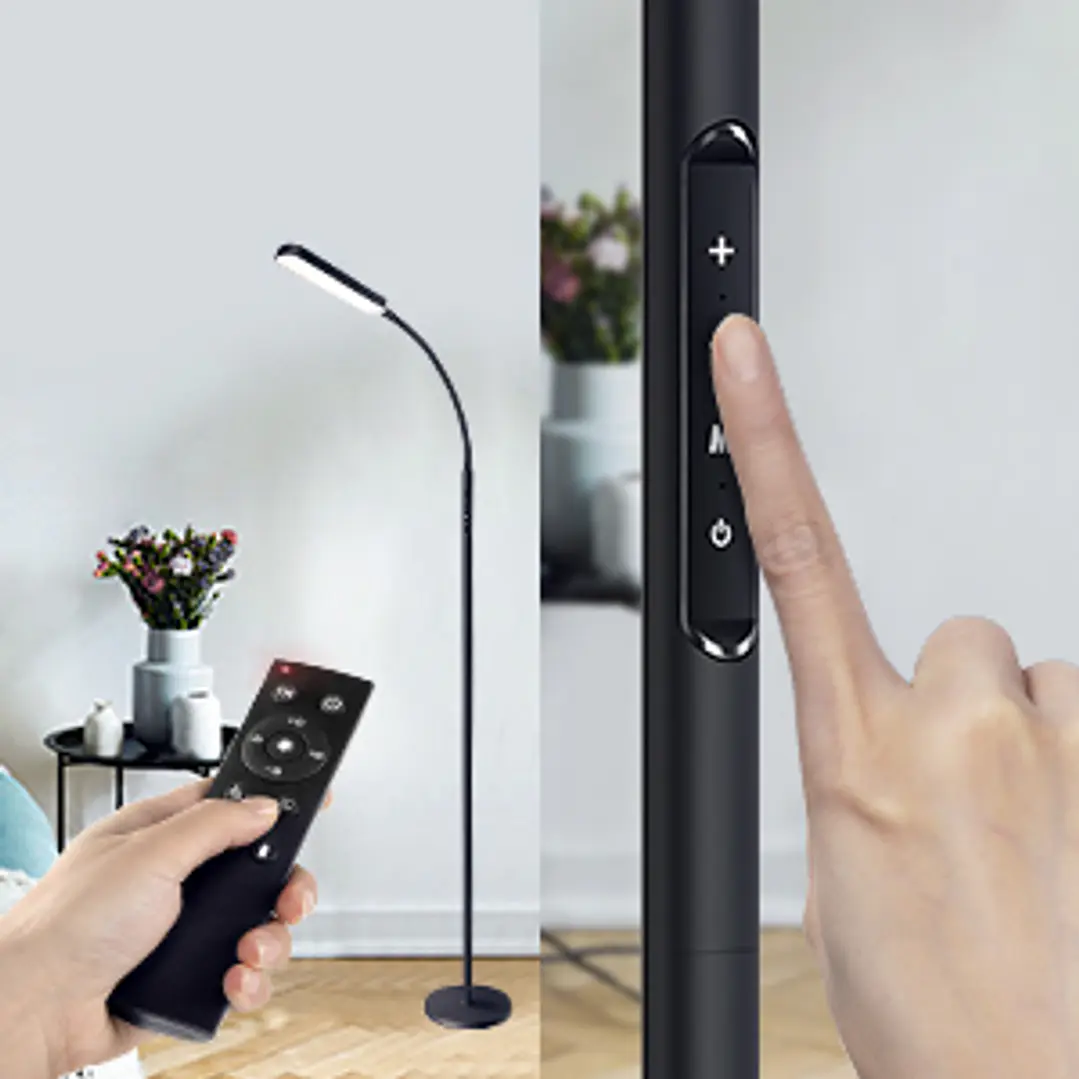 Lámpara de Piso LED Wio-Mio con Control Remoto y Táctil 7