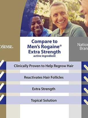 Tratamiento para el crecimiento del cabello GoodSense Minoxidil 5% 360 ml para hombres