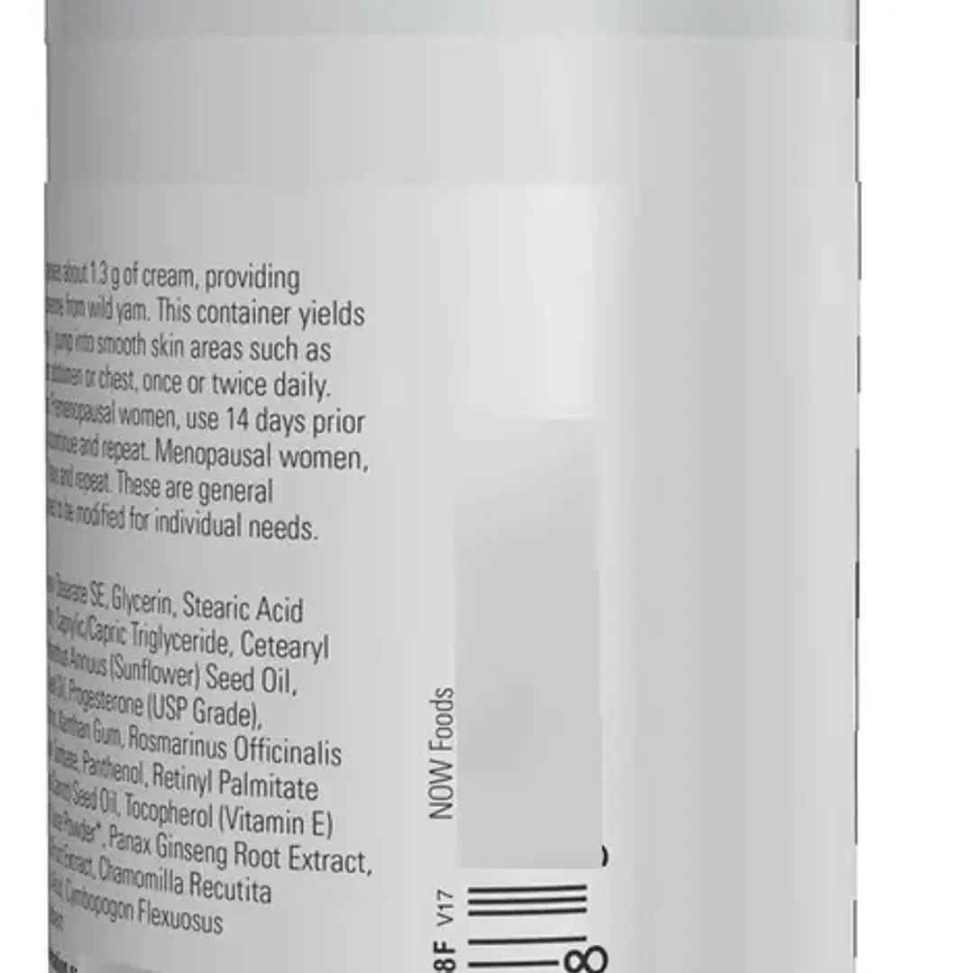 Crema Para La Piel Now Solutions Progesterona Natural 85g 2