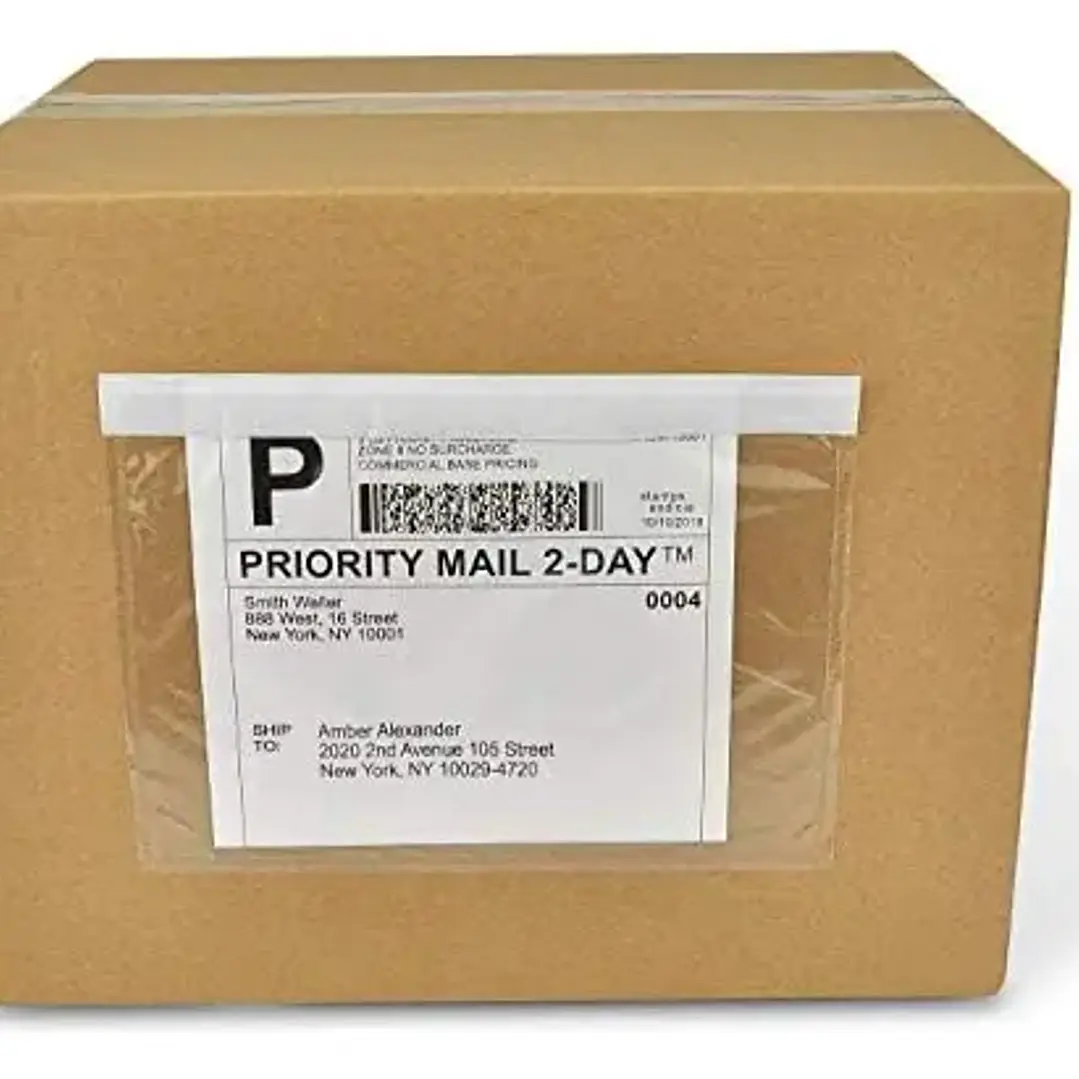 200 Bolsas De Sobres Con Etiquetas De Envío 6 X 9 pulgadas 1