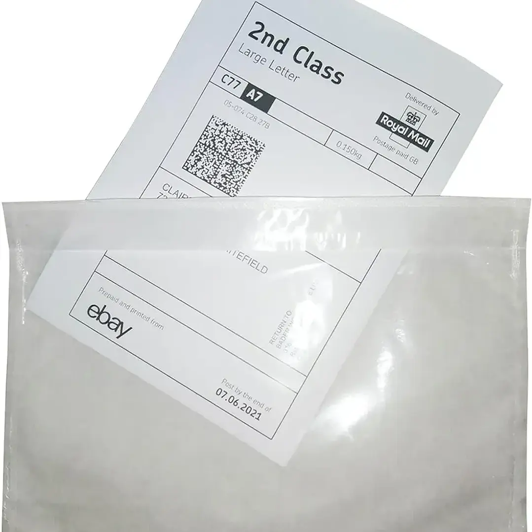 200 Bolsas De Sobres Con Etiquetas De Envío 6 X 9 pulgadas 8