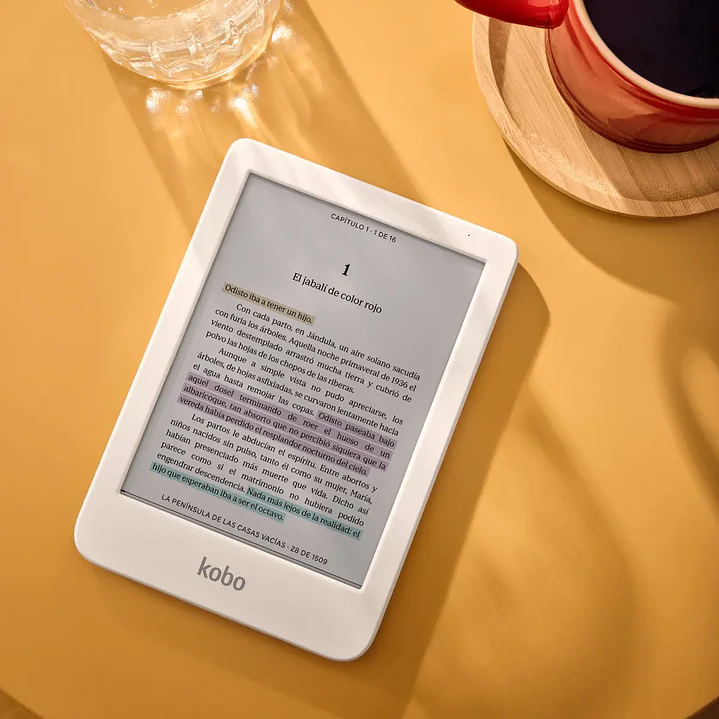 Lector E Reader Kobo Clara Colour Hd 6 Waterproof 16gb Blanco 4
