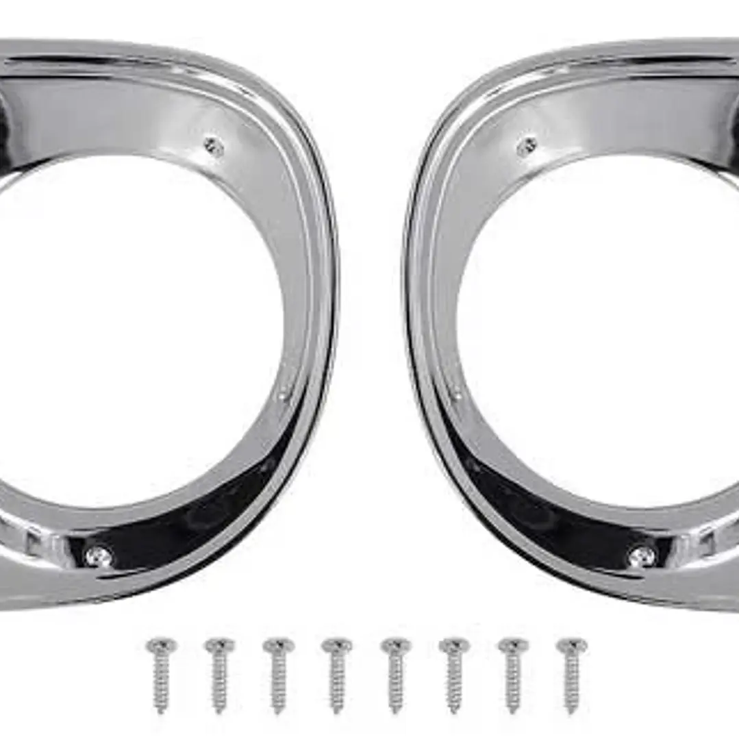 biseles cromados chevy/gmc OER CX1433 1958-59 Compatible con embellecedores de faros delanteros 1