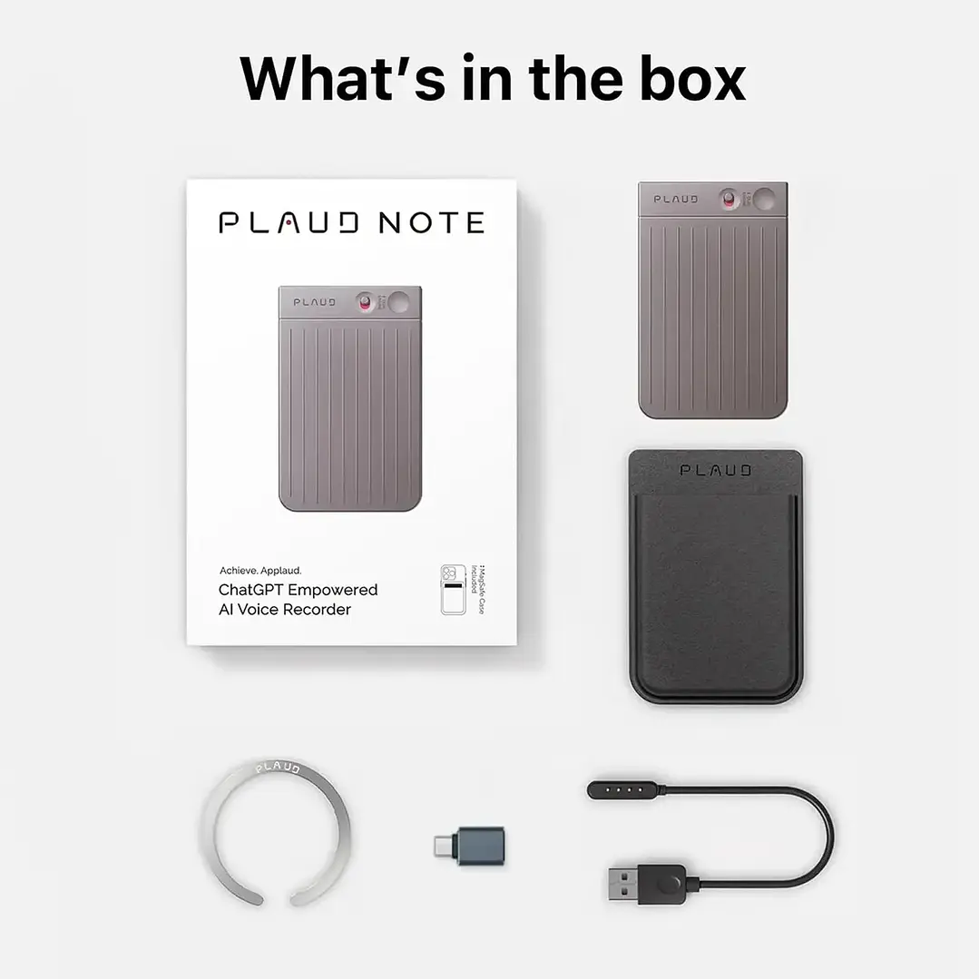 Grabadora De Voz Ai Plaud Note Transcribe 112 Idiomas 64 Gb 2