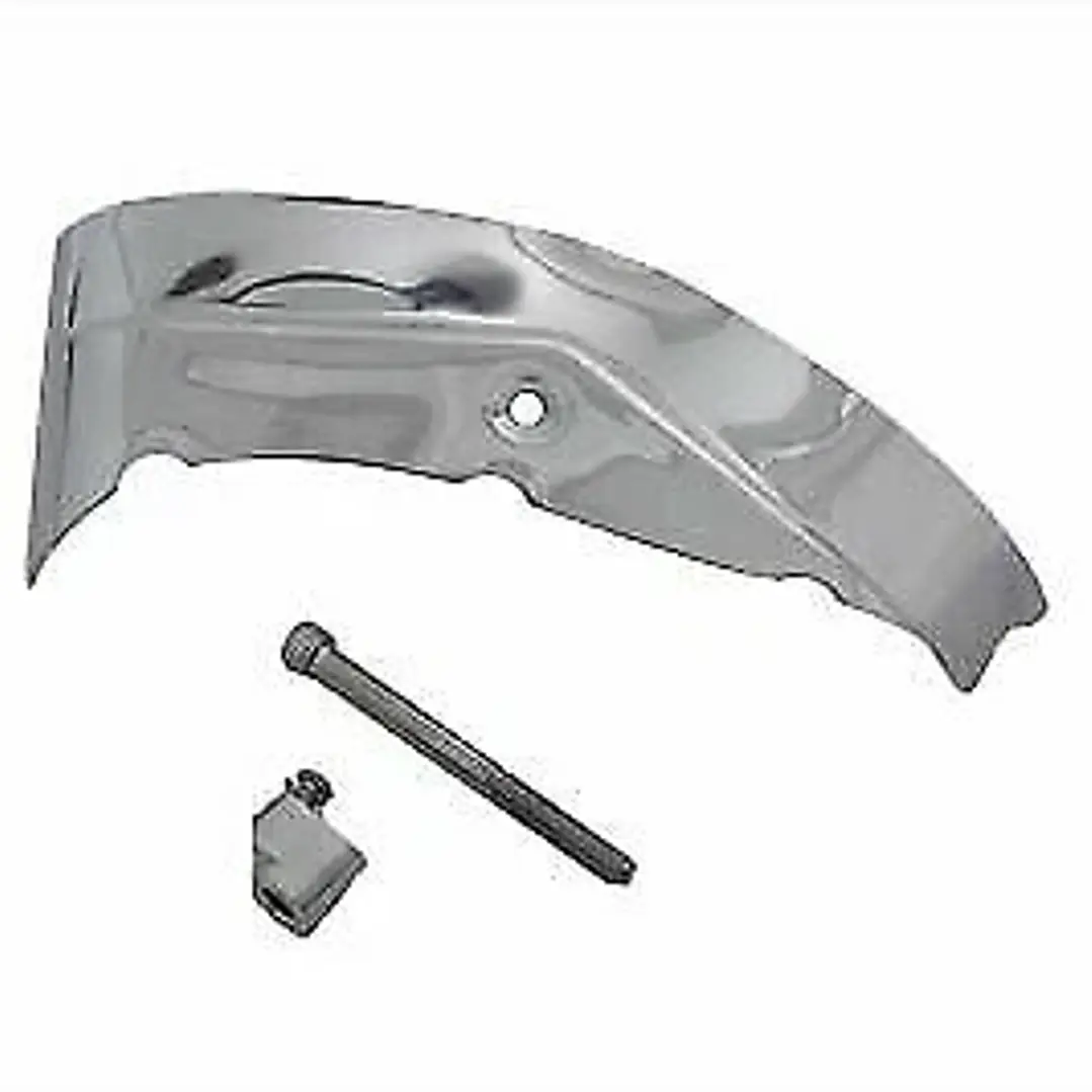 Cubierta de base de cilindro lateral izquierdo cromada para Harley Davidson por V-Twin 1