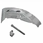 Cubierta de base de cilindro lateral izquierdo cromada para Harley Davidson por V-Twin - Miniatura 1