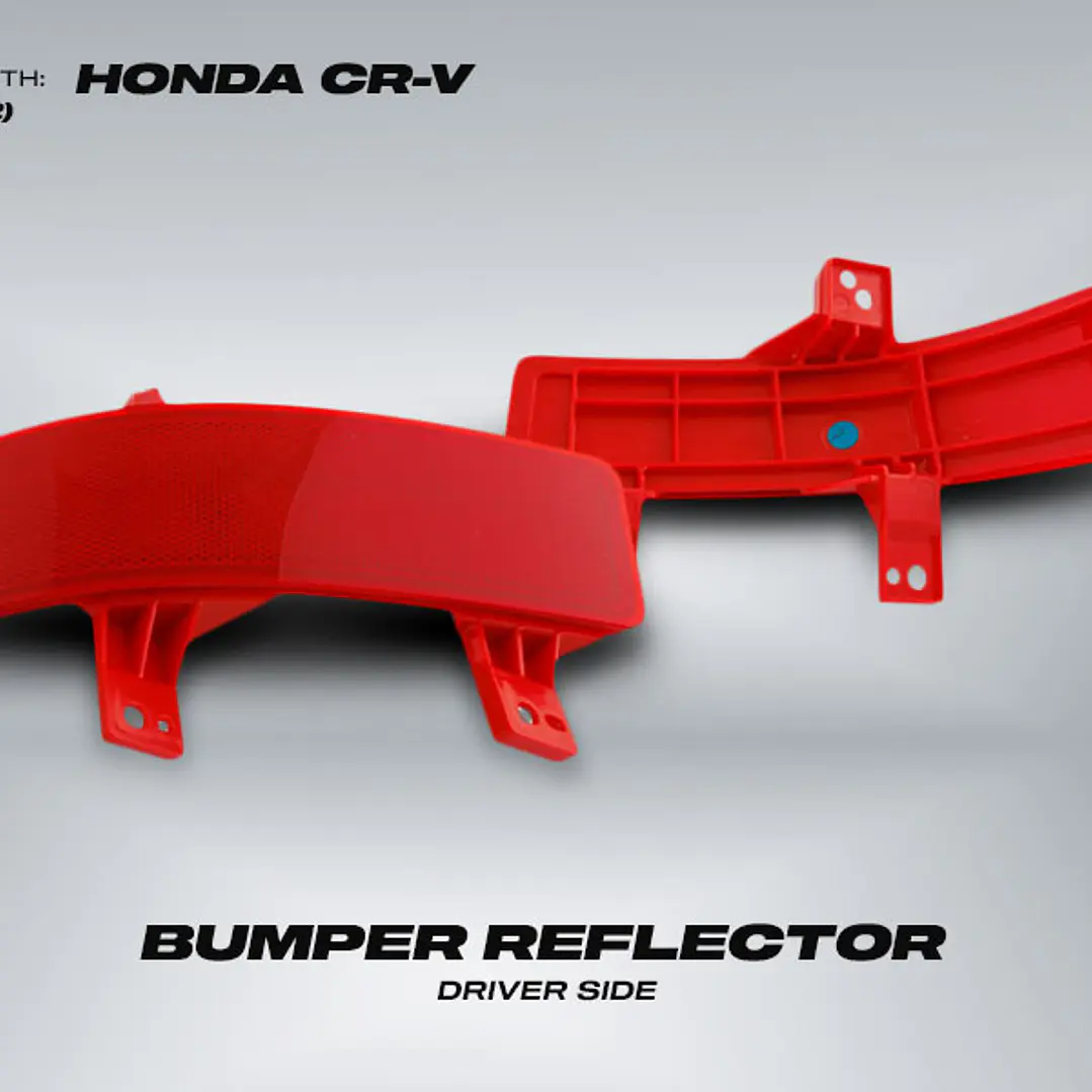 reflector de parachoques lado del conductor trasero Honda CR-V 2020 2021 2022 6