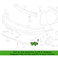 reflector de parachoques lado del conductor trasero Honda CR-V 2020 2021 2022 - Miniatura 7