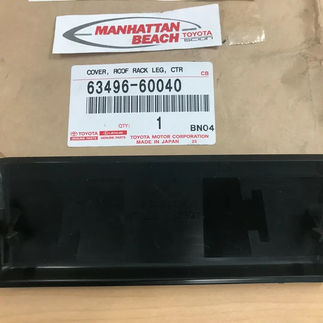 CUBIERTA DE PORTAEQUIPAJES EXTERIOR CENTRAL LAND CRUISER LADO IZQUIERDO NUEVO OEM 63496-60040 1