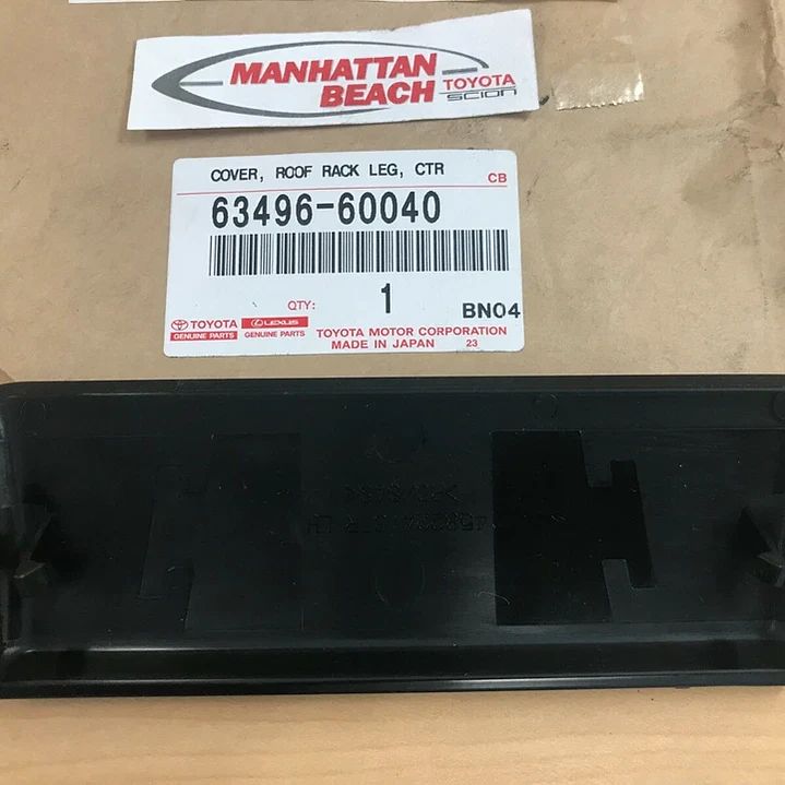 CUBIERTA DE PORTAEQUIPAJES EXTERIOR CENTRAL LAND CRUISER LADO IZQUIERDO NUEVO OEM 63496-60040 1
