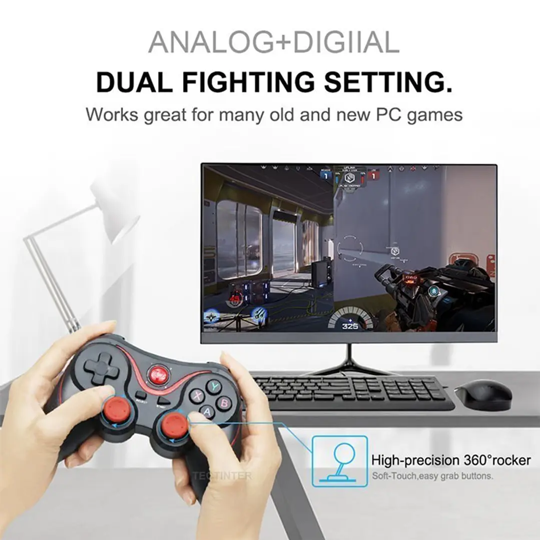 Control Mando Para Celular Gamepad Bluetooth Android Pc 2