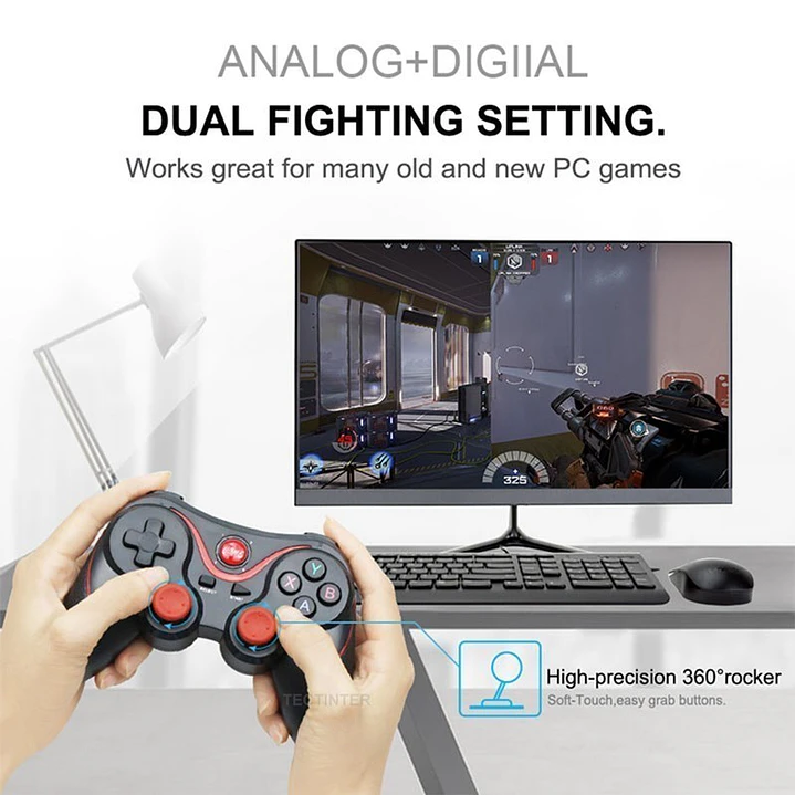 Control Mando Para Celular Gamepad Bluetooth Android Pc 2