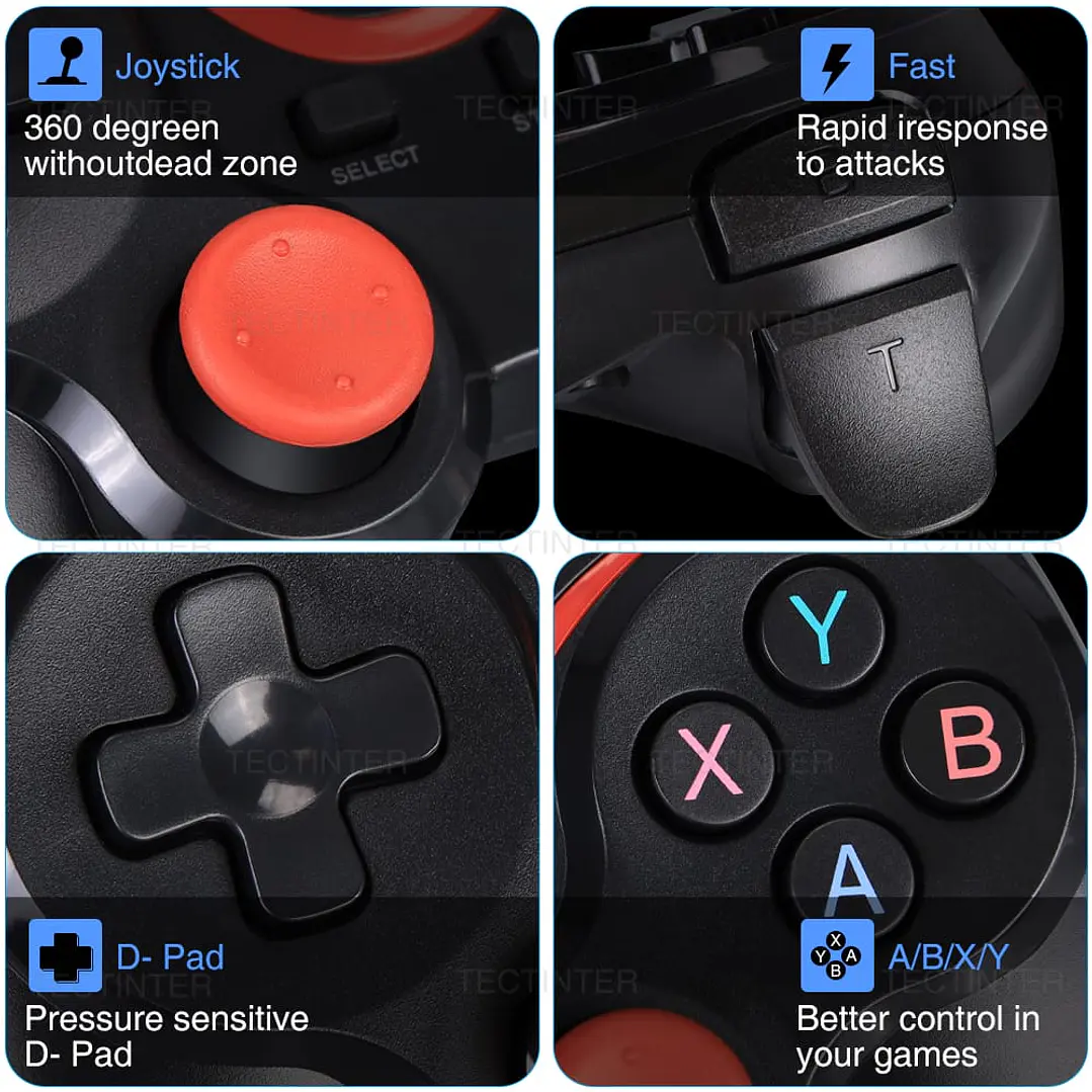 Control Mando Para Celular Gamepad Bluetooth Android Pc 14