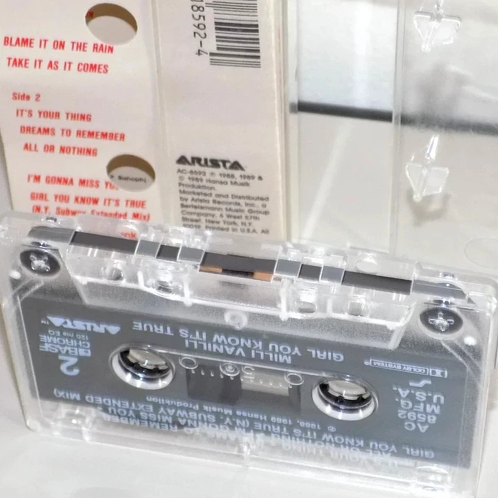 Cassette Milli Vanilli – Girl You Know It's True (Original 1989) 3