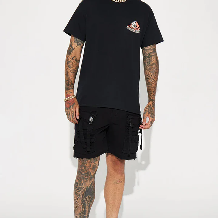 Short Stay On My Mind Relaxed Utility - Negro 3
