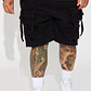 Short Stay On My Mind Relaxed Utility - Negro - Miniatura 4