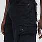 Short Rush Home Denim Cargo - Negro - Miniatura 6
