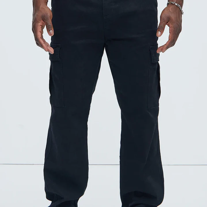 Pantalones Tipo Cargo Kyle Straight - Negro 3