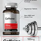Horbäach cafeína de 100 mg | 250 tabletas | Fórmula vegetariana | Suplemento sin OMG, sin gluten - Miniatura 2