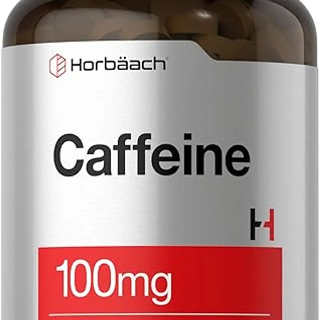 Horbäach cafeína de 100 mg | 250 tabletas | Fórmula vegetariana | Suplemento sin OMG, sin gluten 6