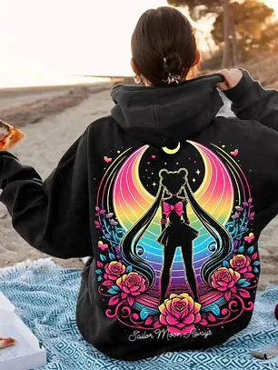 Polerón Sailor Moon Unisex – Diseño Anime Glow