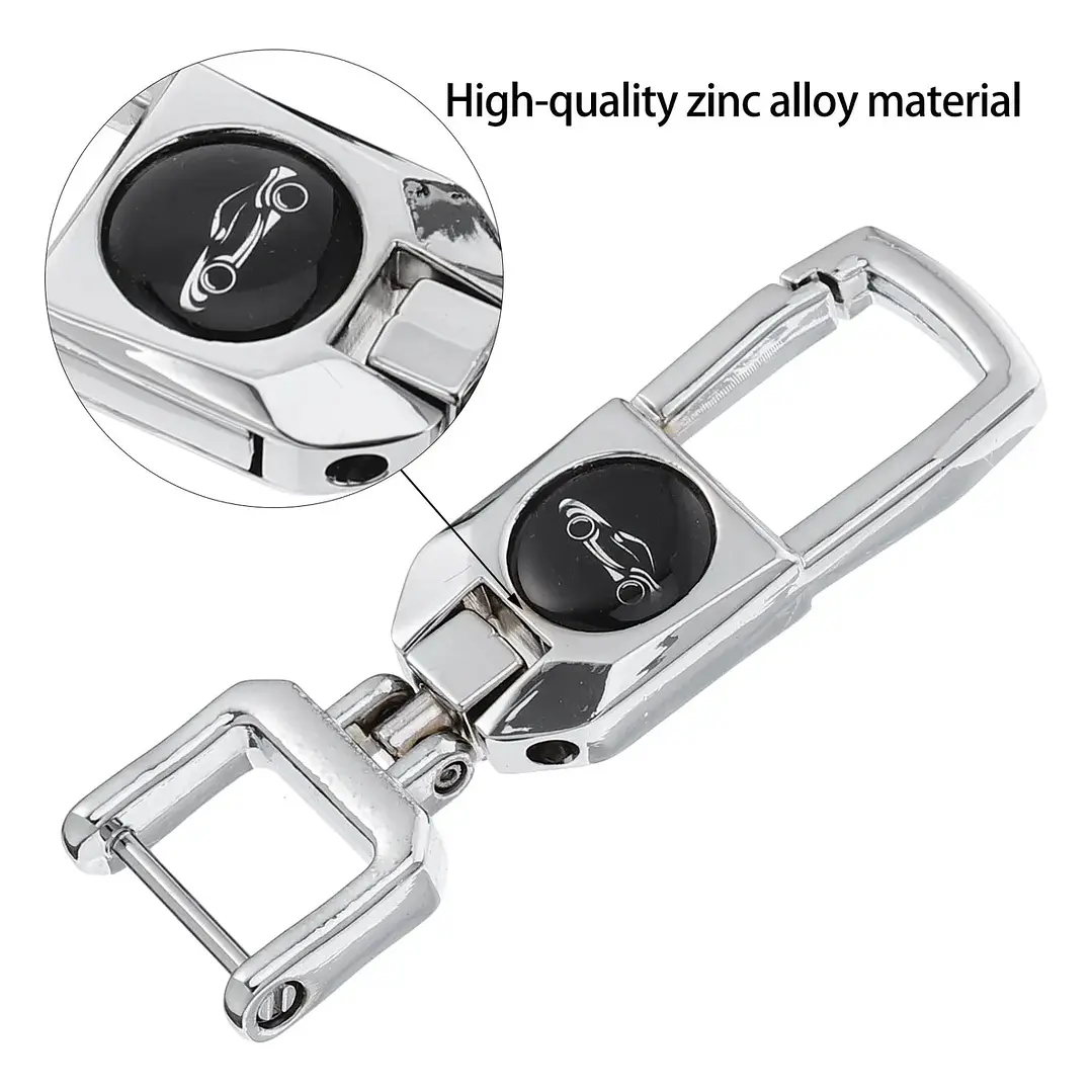 🔑✨ Set de 2 Llaveros Metálicos para Auto ✨🔑 5
