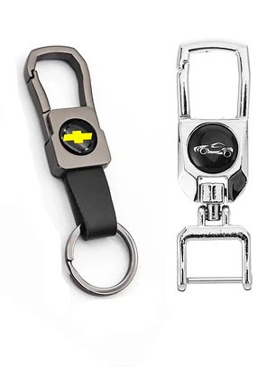 🔑✨ Set de 2 Llaveros Metálicos para Auto ✨🔑