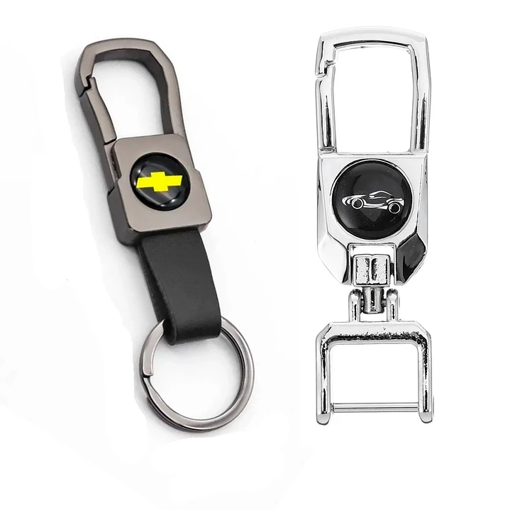 🔑✨ Set de 2 Llaveros Metálicos para Auto ✨🔑 1