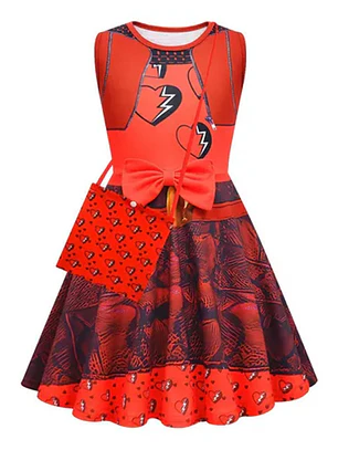 Disfraz Descendientes Niña Talla 12 – Incluye Bolso