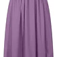 Vestido Largo Cuello V Morado Talla M - Miniatura 4