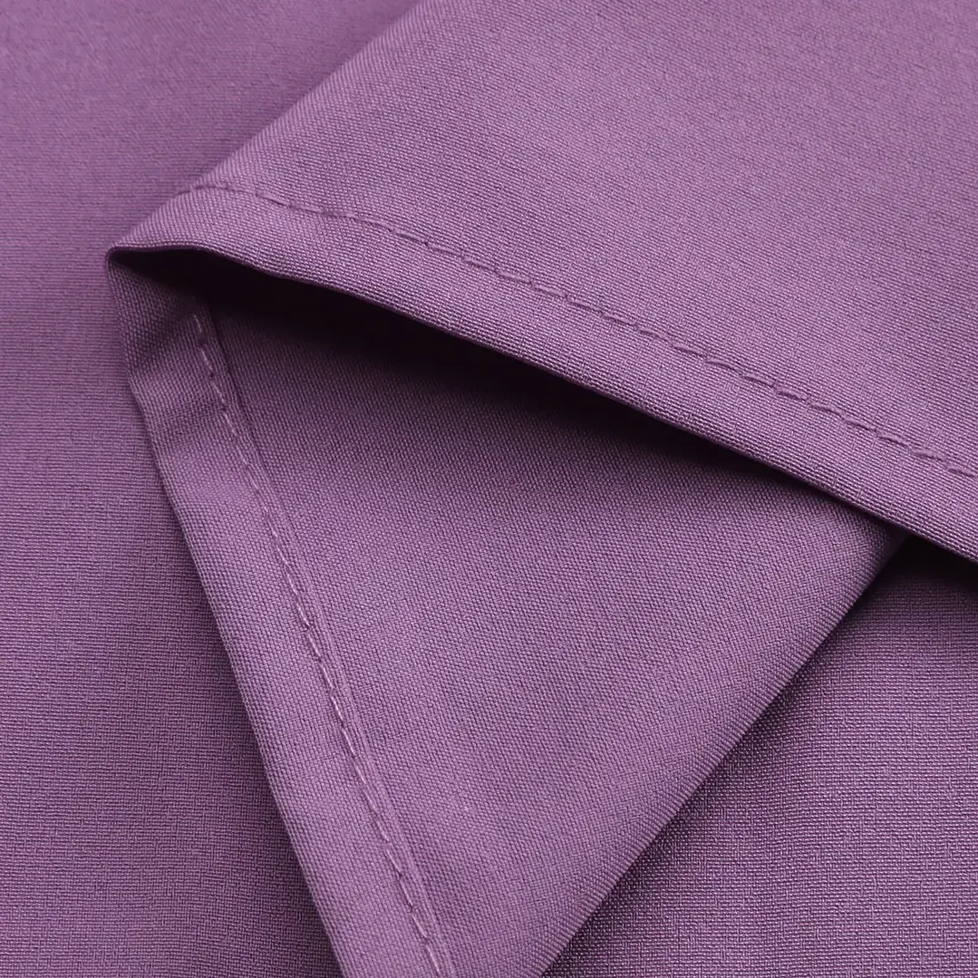 Vestido Largo Cuello V Morado Talla M 5