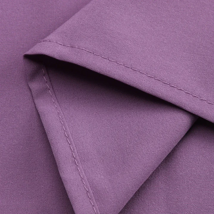 Vestido Largo Cuello V Morado Talla M 5
