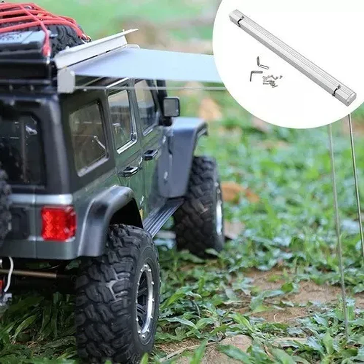 Toldo Lateral Metálico para Autos RC Escala 1/10 y 1/8 – Compatible con SCX10, TRX4, D90 y más 1