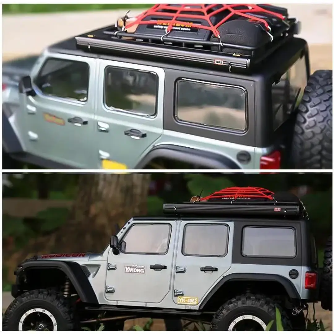 Toldo Lateral Metálico para Autos RC Escala 1/10 y 1/8 – Compatible con SCX10, TRX4, D90 y más 2
