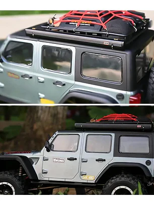Toldo Lateral Metálico para Autos RC Escala 1/10 y 1/8 – Compatible con SCX10, TRX4, D90 y más