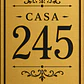 Placa Metálica Decorativa para Número de Casa 20x30 cm personalizable - Miniatura 4