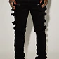 Jeans Fashion Nova I Be Strappy Stacked Skinny Flare – Negro | Talla 32 - Miniatura 1