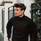 Sweater Fashion Nova DeAngelo Turtleneck – Negro | Talla XL - Miniatura 5
