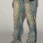 Jeans Fashion Nova Zip All The Way Stacked Skinny Flare – Medium Wash | Talla 42 - Miniatura 2