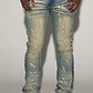 Jeans Fashion Nova Zip All The Way Stacked Skinny Flare – Medium Wash | Talla 42 - Miniatura 4